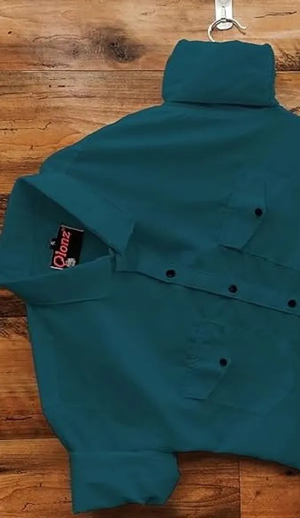 Rebelify_Dual_Pocket_Cotton_Casual_Shirt_for_Men_�_Comfortable,_Stylish_Cargo_Shirt_for_Everyday_Wear_Dark_Blue