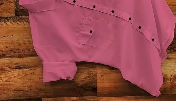 Rebelify_Dual_Pocket_Cotton_Casual_Shirt_for_Men_�_Comfortable,_Stylish_Cargo_Shirt_for_Everyday_Wear_Pink