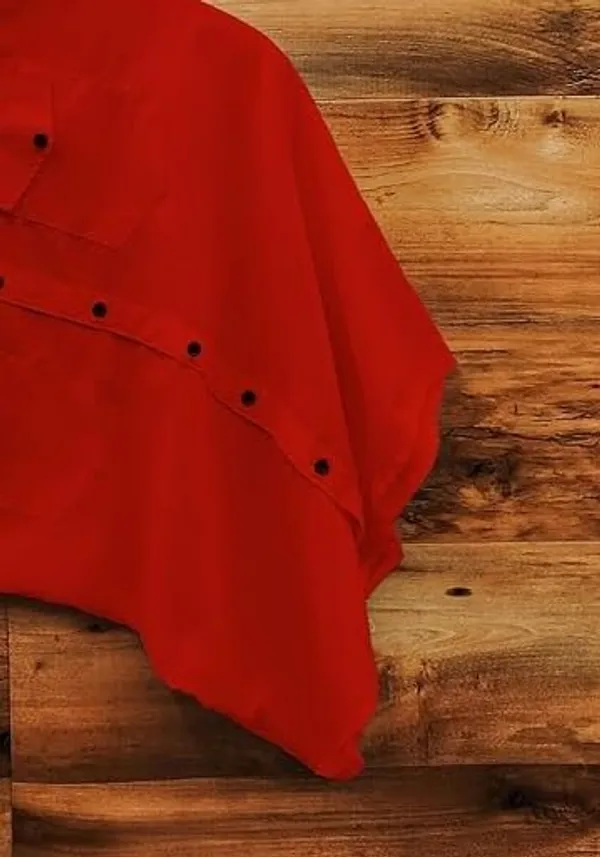 Rebelify_Dual_Pocket_Cotton_Casual_Shirt_for_Men_�_Comfortable,_Stylish_Cargo_Shirt_for_Everyday_Wear_Red