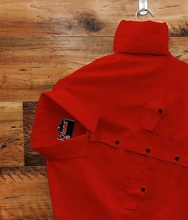 Rebelify_Dual_Pocket_Cotton_Casual_Shirt_for_Men_�_Comfortable,_Stylish_Cargo_Shirt_for_Everyday_Wear_Red