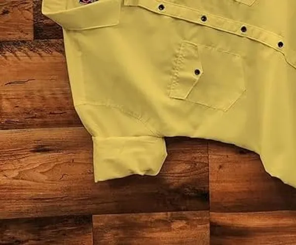 Rebelify_Dual_Pocket_Cotton_Casual_Shirt_for_Men_-_Stylish_Cargo_Type_Cotton_Shirt_for_Everyday_Wear_Yellow