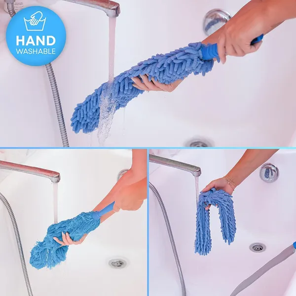 _Fan_Cleaner_Brush_With_Long_Rod_Flexible_Fan_Cleaning_Mop_Microfiber_Dust_Cleaner_Foldable_Duster_For_Home_Cleaning_Microfiber_Duster_For_Cleaning_Of_Home,_Kitchen,_Car,_Ceiling_(Blue)
