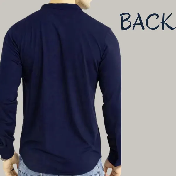 Rebelify_Men's_Cotton_Blend_Shirt_with_Full_Sleeves_Spread_Collar_Solid_Pattern_Botton_Down_Closure_Relaxed_Fit_and_Standard_Length_Blue