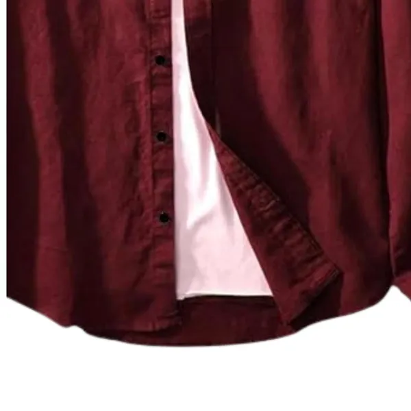 Rebelify_Men's_Cotton_Blend_Shirt_with_Full_Sleeves_Spread_Collar_Solid_Pattern_Botton_Down_Closure_Relaxed_Fit_and_Standard_Length_Maroon