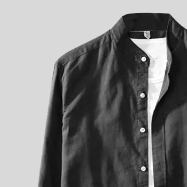 Rebelify_Mens_Cotton_Blend_Solid_Regular_Relaxed_Fit_Long_Sleeve_Chinese_Collar_Button_Down_Formal_S_to_XL_Size_Shirt_(Formal_PC_$Parent)