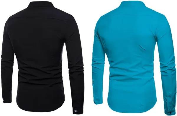 Rebelify_Men_Solid_Casual_Mandarin_Collar_Shirt_||_Combo_Shirt_(Pack_of_2)
