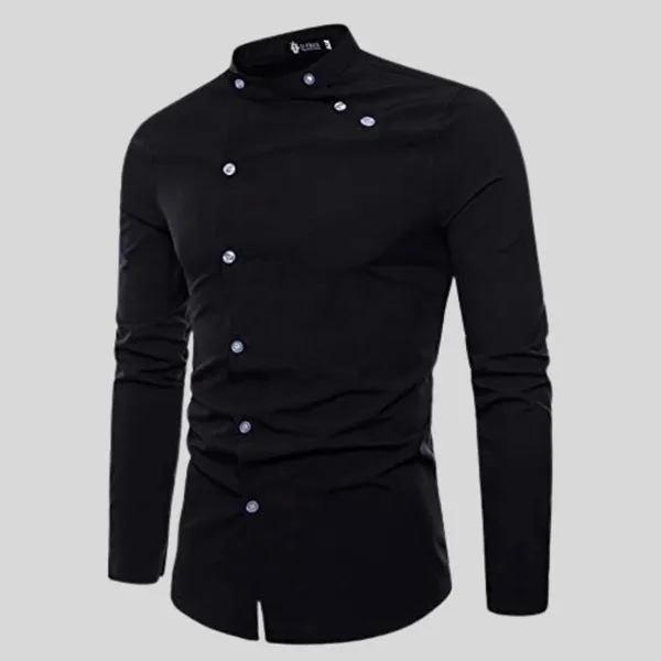 Rebelify_Men_Solid_Casual_Mandarin_Collar_Shirt_||_Combo_Shirt_(Pack_of_2)_Maroon,_Black