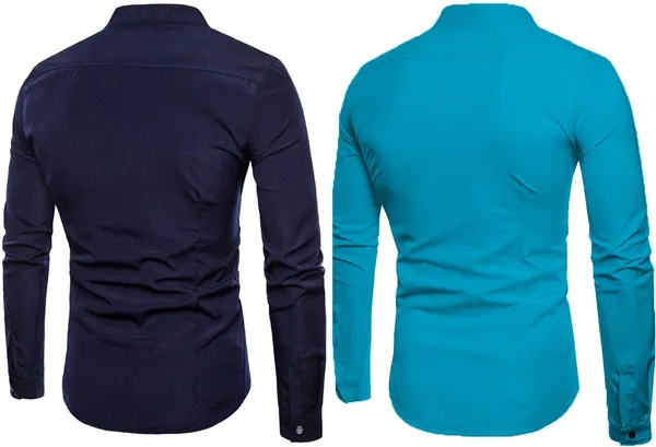 Rebelify_Men_Solid_Casual_Mandarin_Collar_Shirt_||_Combo_Shirt_(Pack_of_2)