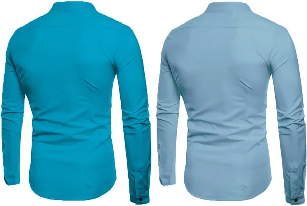 Rebelify_Men_Solid_Casual_Mandarin_Collar_Shirt_||_Combo_Shirt_(Pack_of_2)