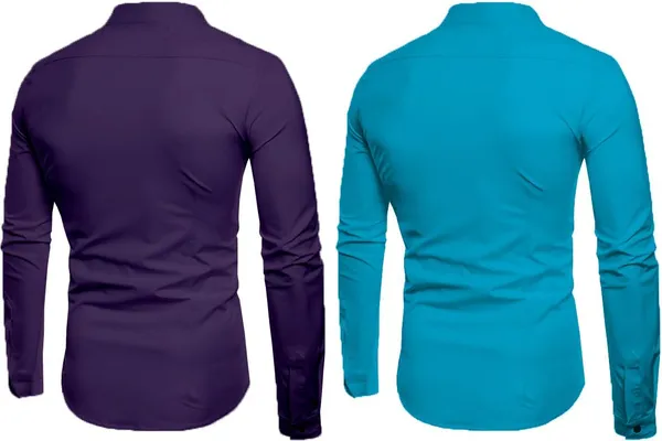 Rebelify_Men_Solid_Casual_Mandarin_Collar_Shirt_||_Combo_Shirt_(Pack_of_2)