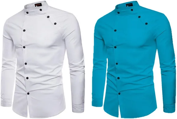 Rebelify_Men_Solid_Casual_Mandarin_Collar_Shirt_||_Combo_Shirt_(Pack_of_2)
