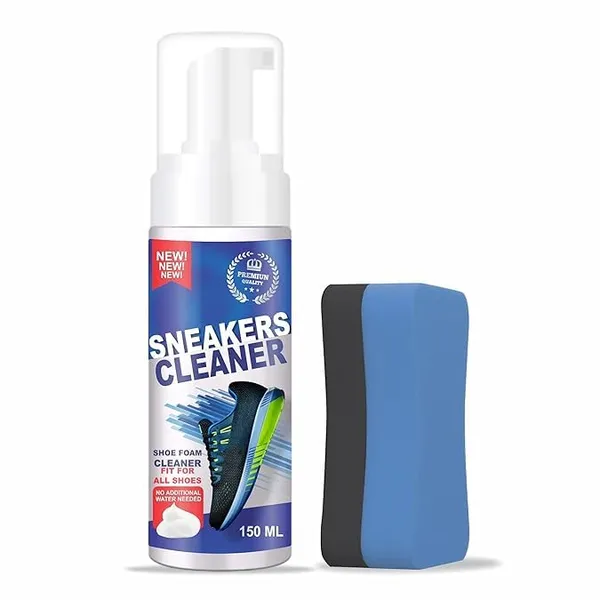 _Quick_Shoe_Cleaning_Kit_|_Shoe_Sneaker_Cleaner_For_White_Shoes_|_Foam_Sneaker_Cleaning_Kit_|_Suitable_For_Nubuck,_Canvas,_Knit,_Trainers_&_Sports_Shoes_|_With_Brush,150_Ml_(Shoes_Cleaner_Foam)