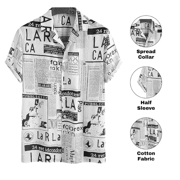 Rebelify_Men's_Lycra_Bland_Shirt_with_Half_Sleeves_Button_Down_Closure_Round_Collar_Neck_Printed_Pattern_Relaxed_Fit_and_Standard_Length_Orange,_White