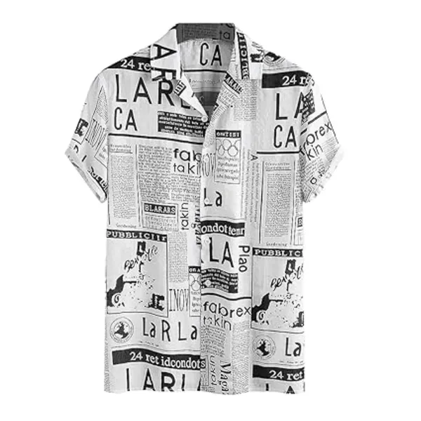 Rebelify_Men's_Lycra_Bland_Shirt_with_Half_Sleeves_Button_Down_Closure_Round_Collar_Neck_Printed_Pattern_Relaxed_Fit_and_Standard_Length_Orange,_White