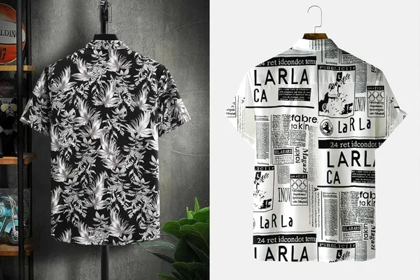 Rebelify_Half_Sleeve_Printed_Shirts_for_Men_Regular_Fit_Printed_Spread_Collar_Casual_Shirt_Lycra_Fabric_with_Combo_Shirt_(Pack_of_2)_Black,_White