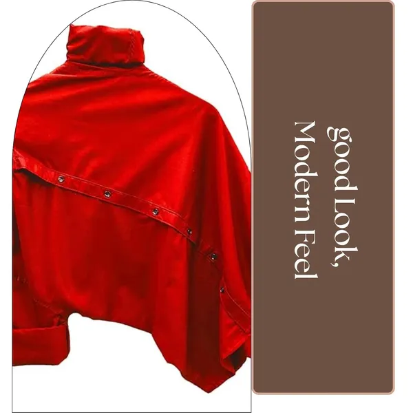 Rebelify_Men's_Chinese_Collar_Shirt_-_Modern_Stand-Up_Collar,_Slim_Fit,_Casual_&_Semi-Formal_Shirt_Red