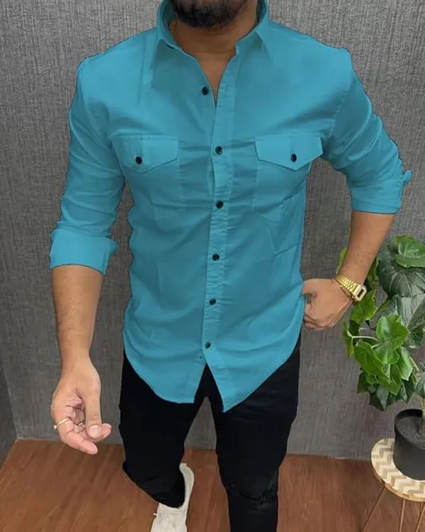 Rebelify_Double_Pocket_with_Flap_Men_Casual_Cotton_Shirt_||_Dual_Pocket_Shirt_Shirt