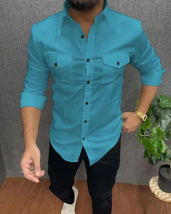 Rebelify_Double_Pocket_with_Flap_Men_Casual_Cotton_Shirt_||_Dual_Pocket_Shirt_Shirt