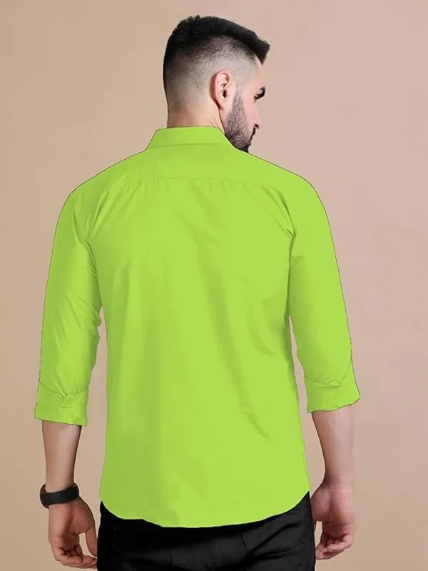 Rebelify_Men's_Double_Pocket_Shirt_�_Classic_Casual_Cotton_Blend_with_Adjustable_Cuffs_Pista