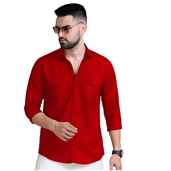 Rebelify_Men's_Cotton_Blend_Shirt_with_Pockets_Full_Sleeves_Collared_Neck_Solid_Pattern_Botton_Down_Closure_Relaxed_Fit_and_Standard_Length