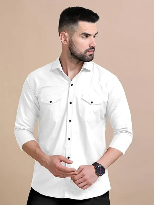 Rebelify_Men's_Cotton_Blend_Shirt_with_Pockets_Full_Sleeves_Collared_Neck_Solid_Pattern_Botton_Down_Closure_Relaxed_Fit_and_Standard_Length_White