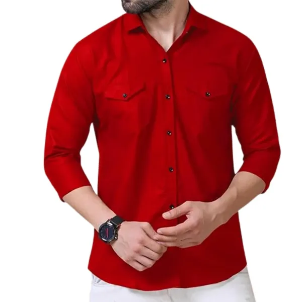 Rebelify_Men's_Cotton_Shirt_with_Pockets_Full_Sleeves_Collared_Neck_Solid_Pattern_Botton_Down_Closure_Regular_Fit_and_Standard_Length