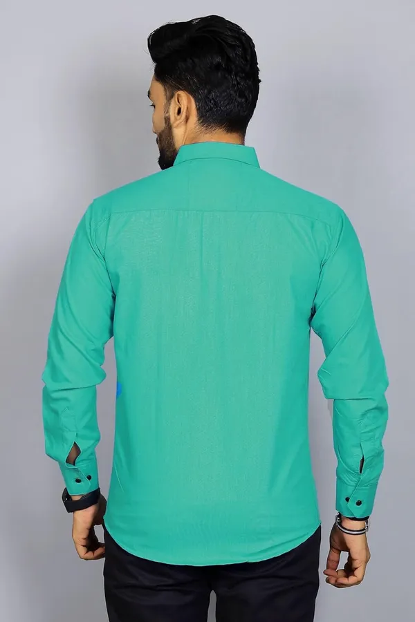 Rebelify_Men�s_Cotton_Blend_Regular_Fit_Solid_Casual_Shirt,_Spread_Collar_Full_Sleeve_Shirt_for_Men_Stylish_Office_Multicolour