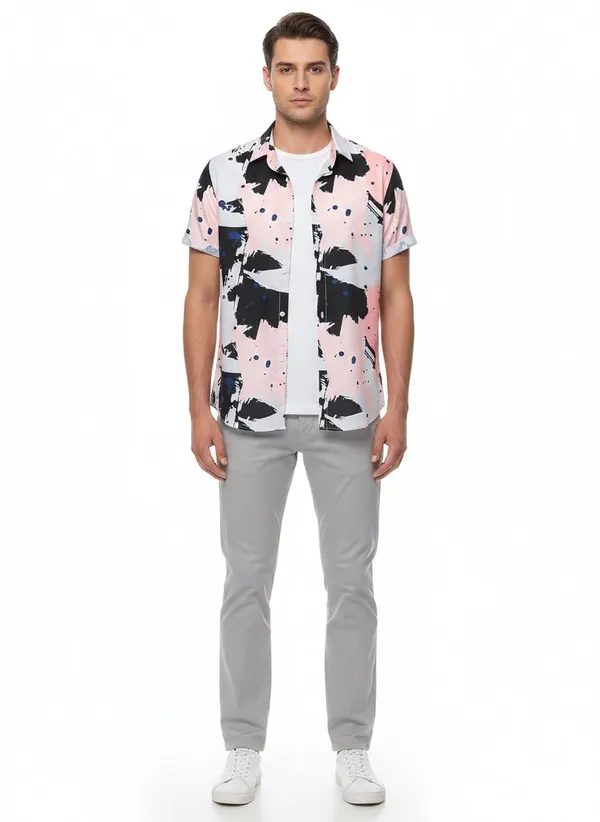 Rebelify_Men�s_Lycra_Blend_Printed_Half_Sleeve_Regular_Fit_Shirt,_Casual_Wear_Shirt_with_Stylish_Spread_Collar