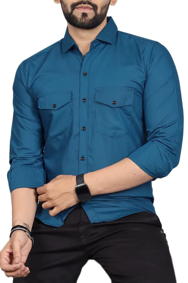 Rebelify_Men�s_Cotton_Blend_Solid_Spread_Collar_Regular_Fit_Full_Sleeve_Casual_Shirt_for_Everyday_Wear,_Office,_Travel_and_Outings