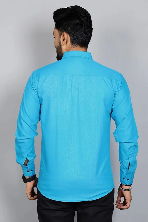 Rebelify_Men�s_Cotton_Blend_Solid_Spread_Collar_Regular_Fit_Full_Sleeve_Casual_Shirt_for_Everyday_Wear,_Office,_Travel_and_Outings