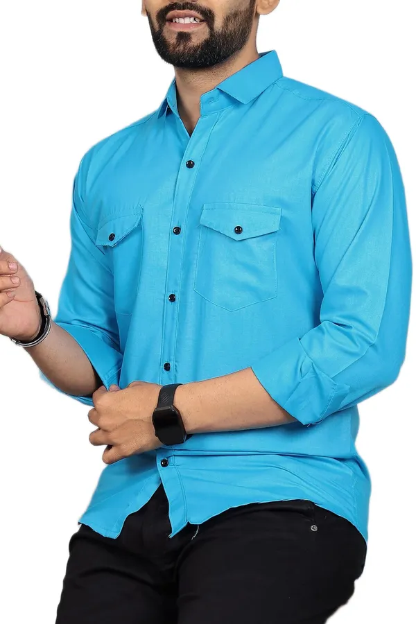 Rebelify_Men�s_Cotton_Blend_Solid_Spread_Collar_Regular_Fit_Full_Sleeve_Casual_Shirt_for_Everyday_Wear,_Office,_Travel_and_Outings