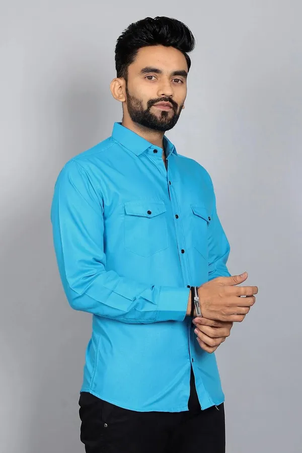 Rebelify_Men�s_Cotton_Blend_Solid_Spread_Collar_Regular_Fit_Full_Sleeve_Casual_Shirt_for_Everyday_Wear,_Office,_Travel_and_Outings