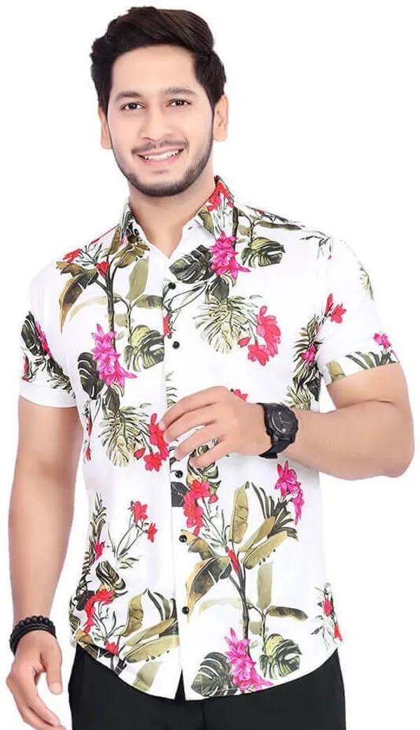 Rebelify_Men's_Lycra_Blend_Regular_Fit_Printed_with_Spread_Collar_Half_Sleeve_Casual_Shirt,_Soft_Stretchable_and_Comfortable_Shirt_for_Men