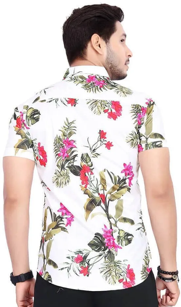 Rebelify_Men's_Lycra_Blend_Regular_Fit_Printed_with_Spread_Collar_Half_Sleeve_Casual_Shirt,_Soft_Stretchable_and_Comfortable_Shirt_for_Men