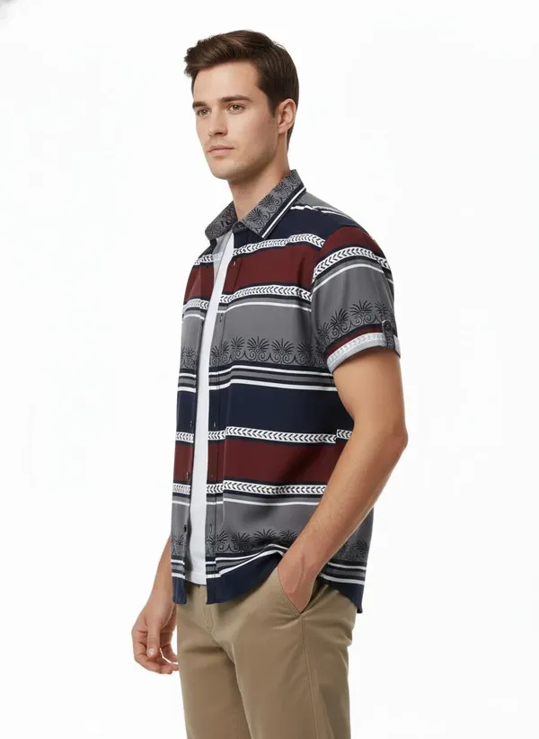 Rebelify_Men�s_Lycra_Blend_Printed_Half_Sleeve_Regular_Fit_Shirt,_Casual_Wear_Shirt_with_Stylish_Spread_Collar