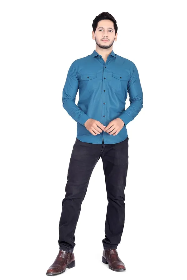 Rebelify_Men's_Cotton_Shirt_with_Pockets_Full_Sleeves_Spread_Collar_Solid_Pattern_Botton_Down_Closure_Regular_Fit_and_Standard_Length