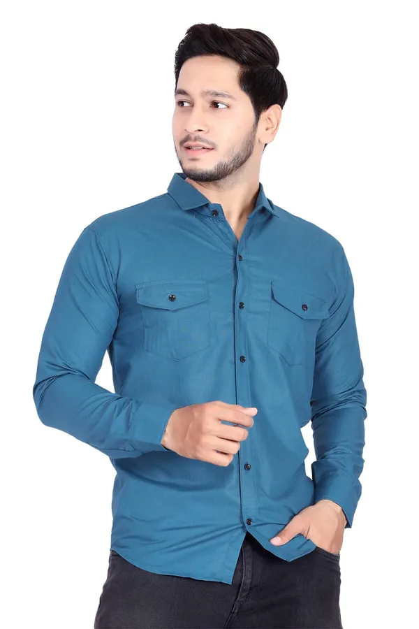 Rebelify_Men's_Cotton_Shirt_with_Pockets_Full_Sleeves_Spread_Collar_Solid_Pattern_Botton_Down_Closure_Regular_Fit_and_Standard_Length