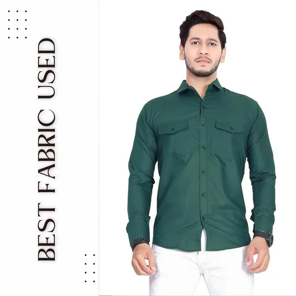 Rebelify_Double_Pocket_Men_Regular_Fit_Solid_Spread_Collar_Casual_Shirt_(X-Large,_Green)