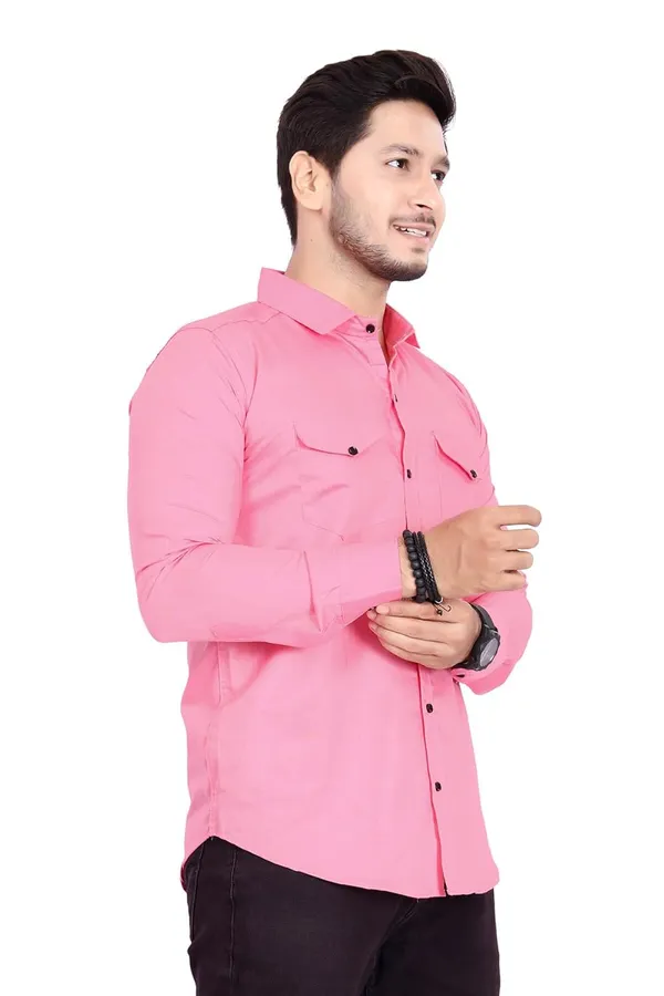 Rebelify_Double_Pocket_Men_Regular_Fit_Solid_Spread_Collar_Casual_Shirt_(X-Large,_Pink)