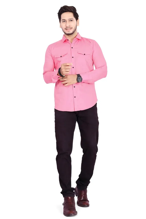 Rebelify_Double_Pocket_Men_Regular_Fit_Solid_Spread_Collar_Casual_Shirt_(X-Large,_Pink)