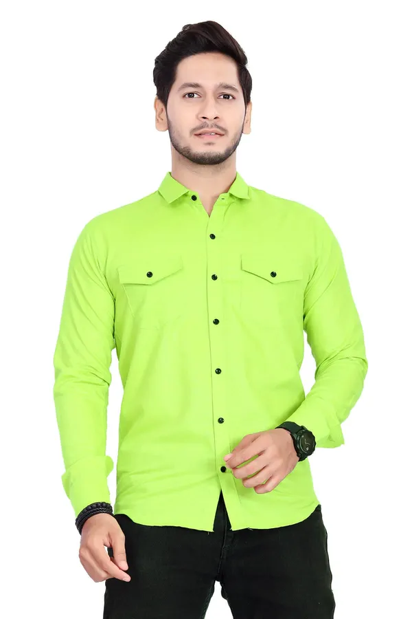 Rebelify_Double_Pocket_Men_Regular_Fit_Solid_Spread_Collar_Casual_Shirt_(X-Large,_Pista)