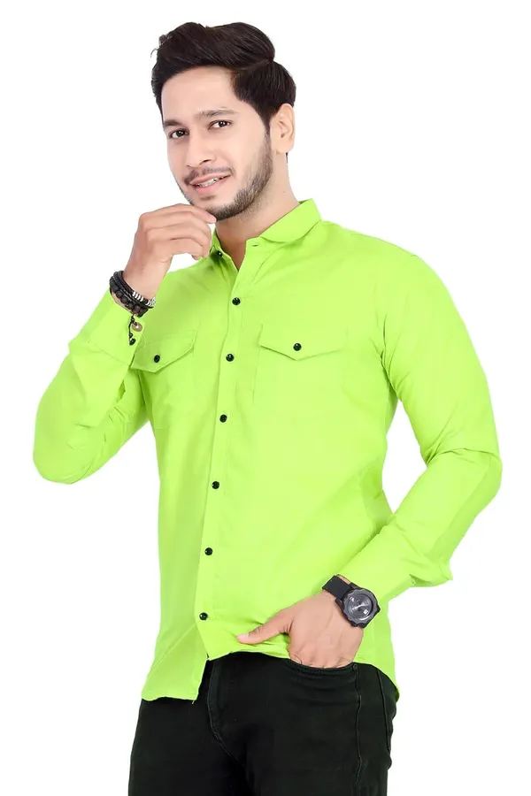 Rebelify_Double_Pocket_Men_Regular_Fit_Solid_Spread_Collar_Casual_Shirt_(X-Large,_Pista)
