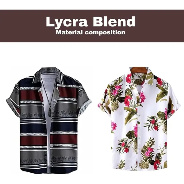 Rebelify_Men's_Lycra_Bland_Shirt_with_Half_Sleeves_Button_Down_Closure_Round_Collar_Neck_Printed_Pattern_Relaxed_Fit_and_Standard_Length_Red,_Maroon