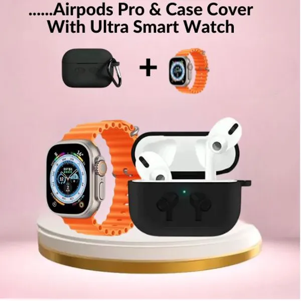 _S8_Ultra_1.89"_Amoled_Display,_Bluetooth_Calling,_Stress_Monitor|15_Sports_Modes_Android_Smart_Watch_|Metallic_Build,_Intelligent_Gesture_Control,_4G_Sim_Supported_|1Gb_Ram,_16_Gb_Storage_(Orange)_Air_Pord.2_Free_With_Utra_Watch