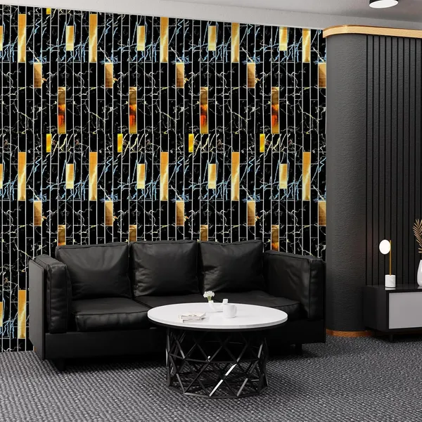 _3D_Pe_Foam_Stunning_Brick_Wallpaper_Panels_Sticker,_Easy_Installation_&_Removal,_Easy_Cleaning_For_Home_Hotel_Living_Room_Bedroom_Cafe_Decor.(30_X_60_Cm)_(Black_Marble_Gold_Striped,_10)