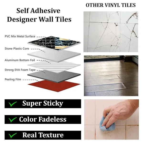 _3D_Pe_Foam_Stunning_Brick_Wallpaper_Panels_Sticker,_Easy_Installation_&_Removal,_Easy_Cleaning_For_Home_Hotel_Living_Room_Bedroom_Cafe_Decor.(30_X_60_Cm)_(Black_Marble_Gold_Striped,_5)