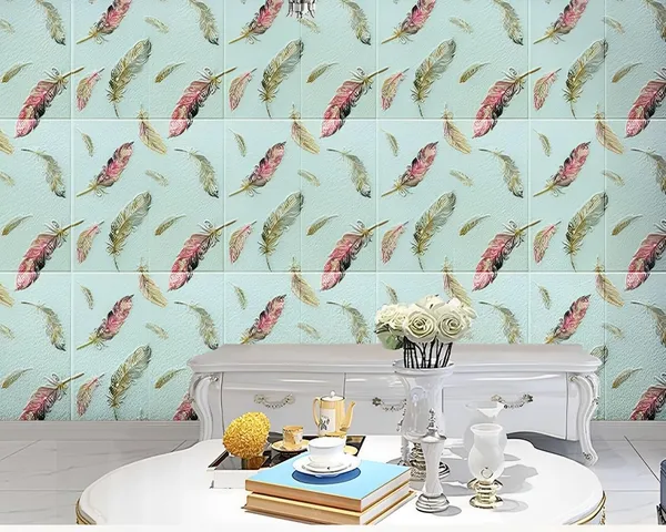 _3D_Design_Wallpaper_For_Walls,_Self_Adhesive_Pe_Foam_Brick_Design_Stickers/Diy_For_Wall_For_Living_Room_Decor_Home,_Hotel,_Bedroom_Cafe_(70_X_70Cm,_Appx._5.8Sq_Feet)_(Feather_Blue,_1)