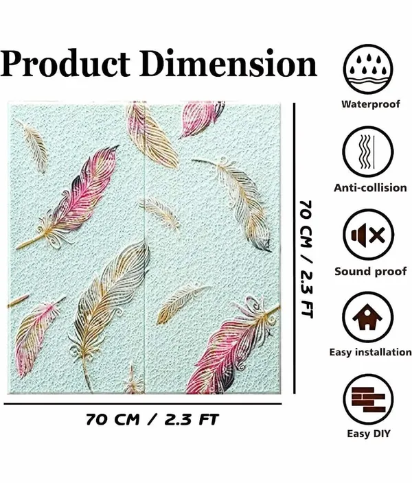 _3D_Design_Wallpaper_For_Walls,_Self_Adhesive_Pe_Foam_Brick_Design_Stickers/Diy_For_Wall_For_Living_Room_Decor_Home,_Hotel,_Bedroom_Cafe_(70_X_70Cm,_Appx._5.8Sq_Feet)_(Feather_Blue,_1)