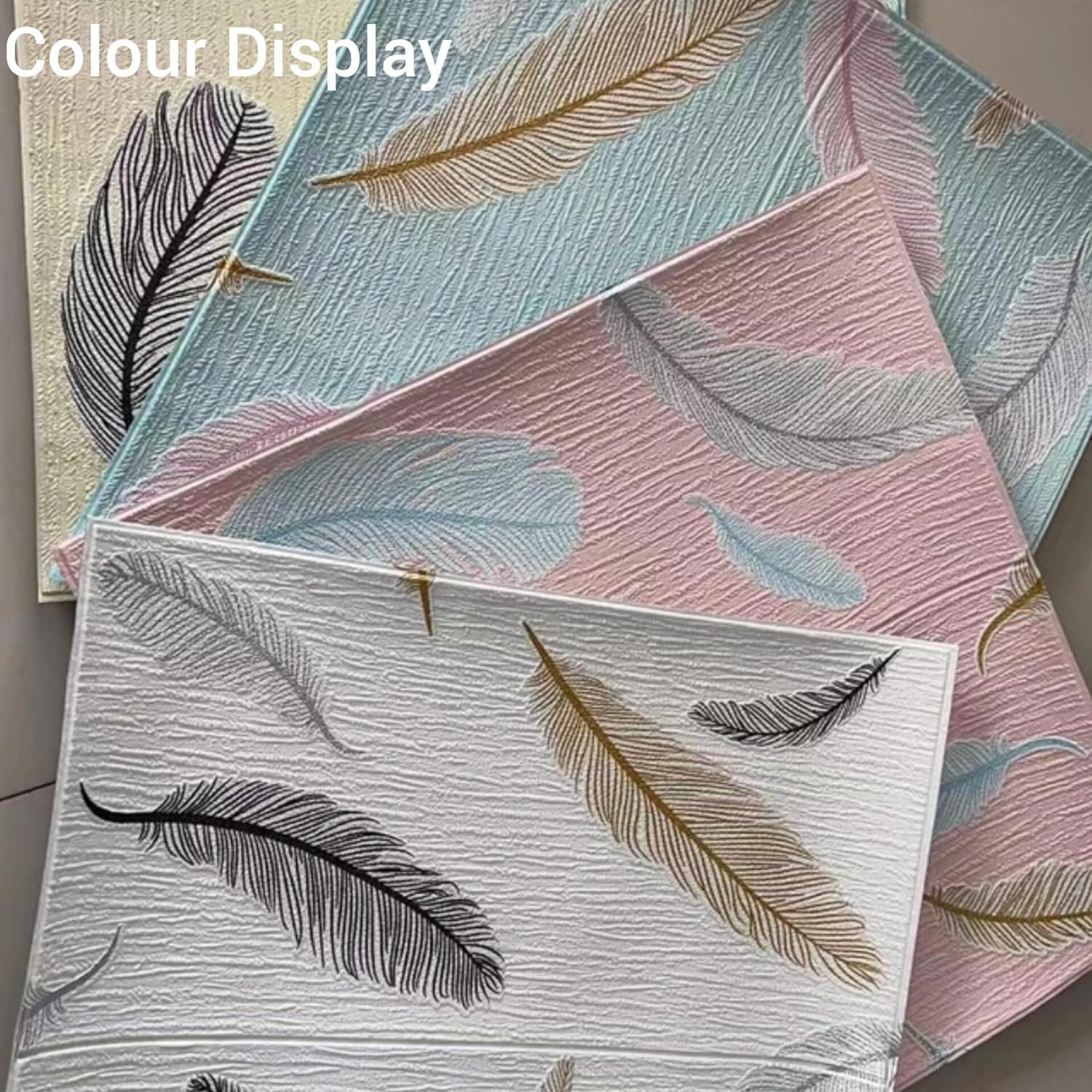 _3D_Design_Wallpaper_For_Walls,_Self_Adhesive_Pe_Foam_Brick_Design_Stickers/Diy_For_Wall_For_Living_Room_Decor_Home,_Hotel,_Bedroom_Cafe_(70_X_70Cm,_Appx._5.8Sq_Feet)_(Feather_Blue,_50)