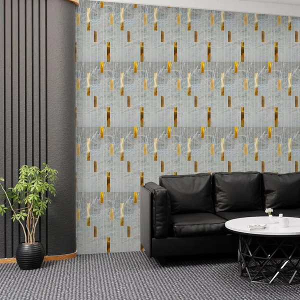 _3D_Pe_Foam_Stunning_Brick_Wallpaper_Panels_Sticker,_Easy_Installation_&_Removal,_Easy_Cleaning_For_Home_Hotel_Living_Room_Bedroom_Cafe_Decor.(30_X_60_Cm)_(Grey_Gold_Striped,_20)